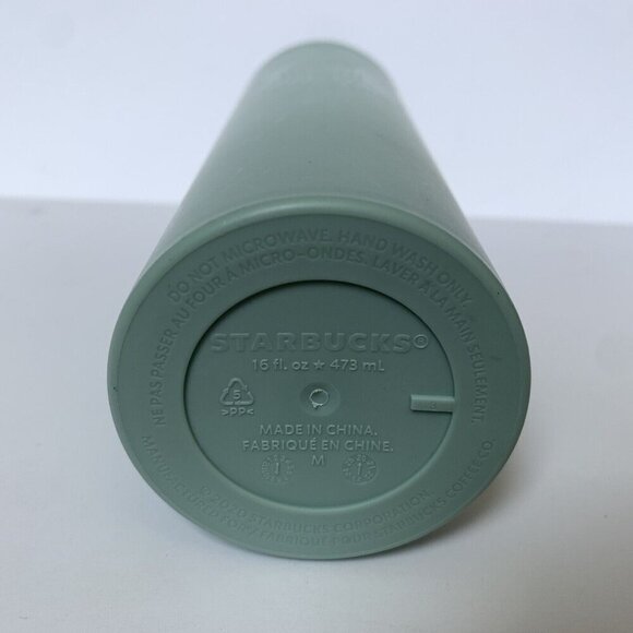 STARBUCKS 2020 Teal Blue Logo Travel Tumbler 16 oz. - Picture 6 of 8